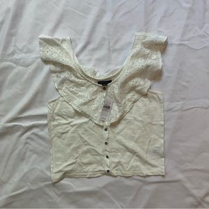 American Eagle NWT Ruffle top